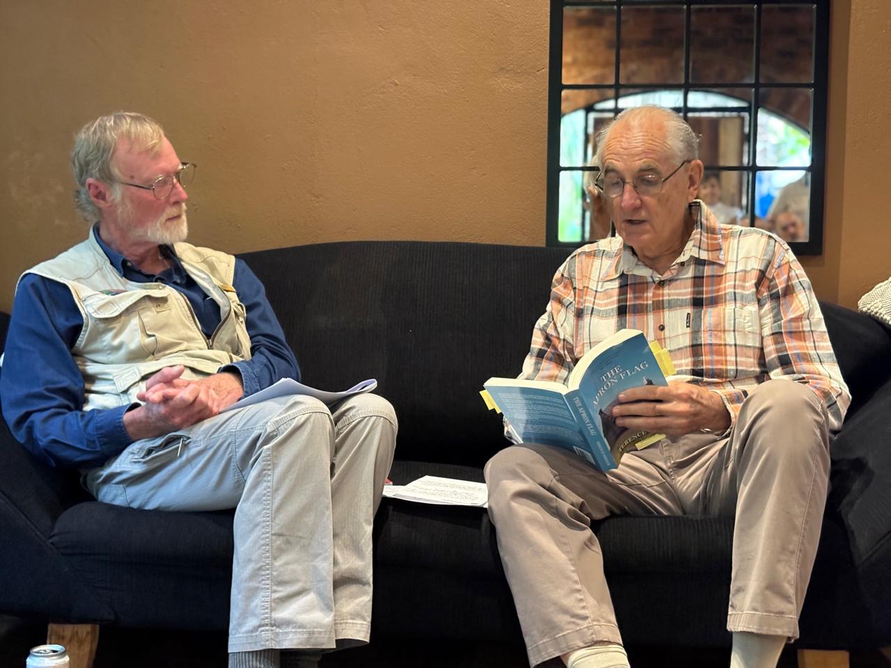 Terence Sorour books – author in conversation at a book launch